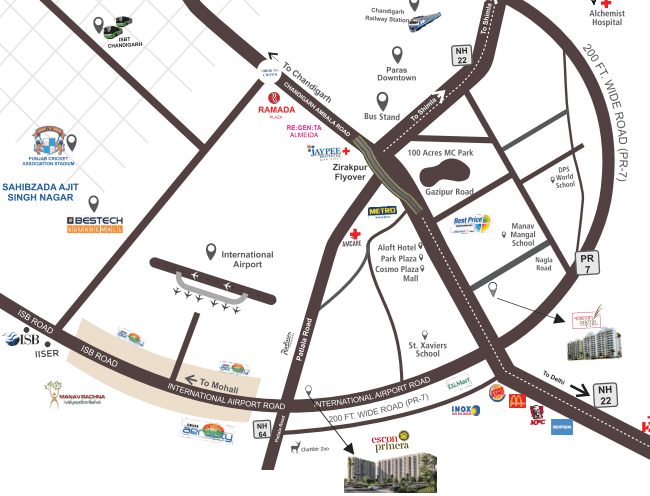 escon primera location