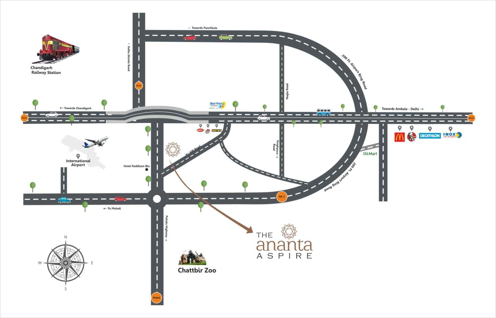 Ananta Aspire location