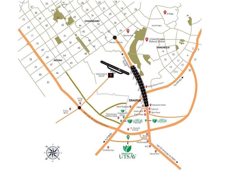 Green lotus location