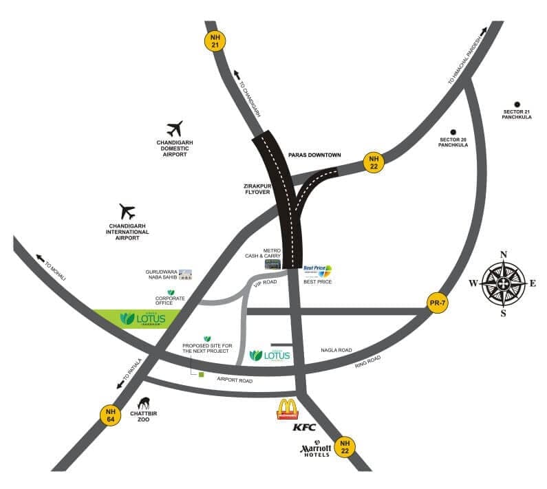 Green lotus location