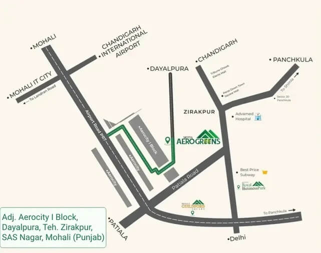 Motia Aerogreens location